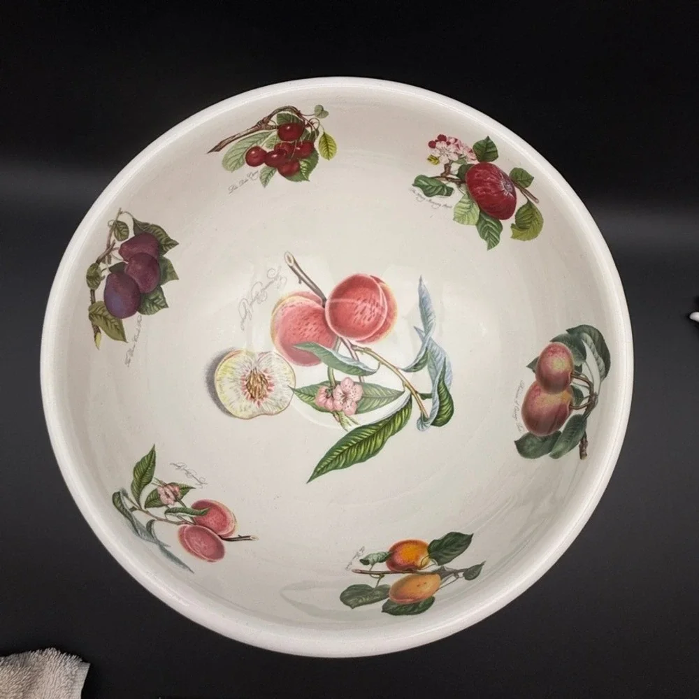 Vtg Portmeirion Pomona Fruit Salad Mixing Serving Bowl 10